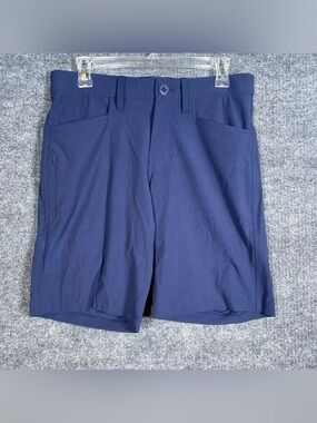 NEW Huk Mens 30W 9L Kona Navy Blue Chino Stretch Performance Active Shorts